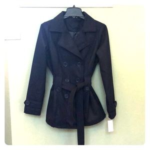 Joujou pea coat, navy blue, women’s, size small